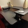 Standing Desk with adjustable height, Halter ED-600 Black Image 2