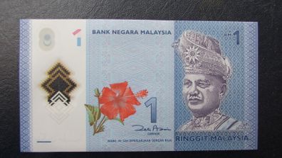 Malaysia 2012.1 Ringit.Uncirculated banknote.Polymer.