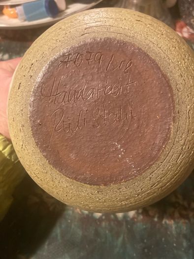 1960s german Rudi stahl pottery free postage