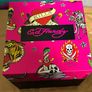 NEW Ed Hardy Crystal ChronoStyle Watch Emerald Green & Gunmetal Image 2