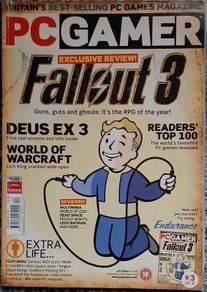 PC Gamer Magazine Issue 194 (Dec 2008) - Fallout 3 Cover Review / PC Gaming Retro