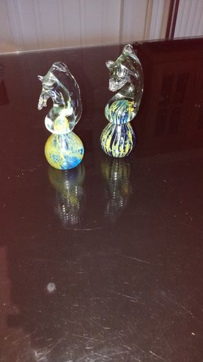 mdina glass seahorses