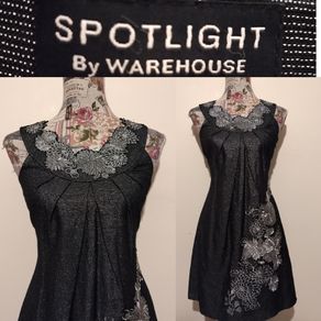 Warehouse Linen Occasion Dress