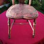 Antique Art Nouveau Rustic Ladies Chair c. 1880 Image 3