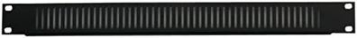 19" Vented 1U Rack Blanking Panel/Plate for Server Rack