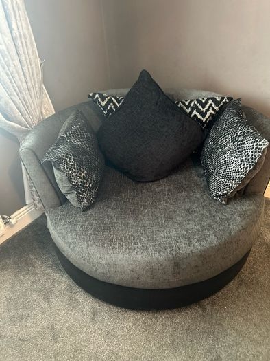 3seater 2 seater and swivel chair