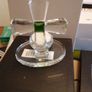Crystal cross on stand. Image 2