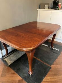 Mid century extendable dining table and chairs