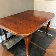 Mid century extendable dining table and chairs