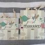 'Just Married' Gift Bags Set of 2, Large and Medium Image 2