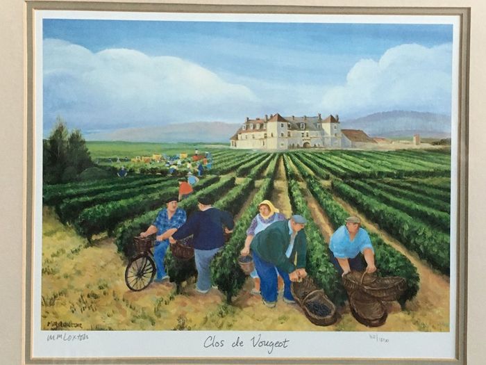 Margaret Loxton - Burgundy Vineyards Set of 4 limited edition prints