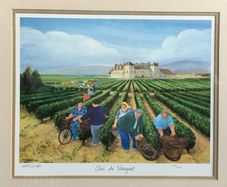 Margaret Loxton - Burgundy Vineyards Set of 4 limited edition prints
