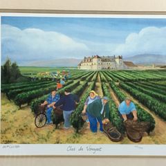 Margaret Loxton - Burgundy Vineyards Set of 4 limited edition prints