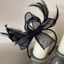Black head piece/ facinator Image 3