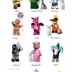 Choose Lego  71053 Shrek mini figures