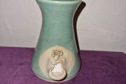 Irish Stoneware face vase