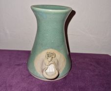 Irish Stoneware face vase