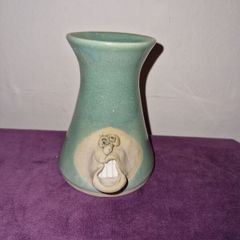 Irish Stoneware face vase