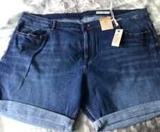3 Pairs of Stretch Denim Shorts Size 24