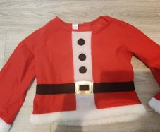 Santa Claus 3/5 years old costume top