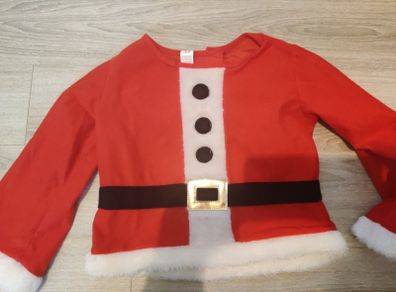 Santa Claus 3/5 years old costume top
