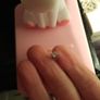 single sterling silver stud Image 2