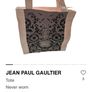 Jean Paul gautier tote bag Image 2