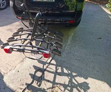 4 Bike rack hitch mounted