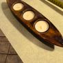3 Hole Tea Light Candle Holder - Tea Lights Included! Image 3