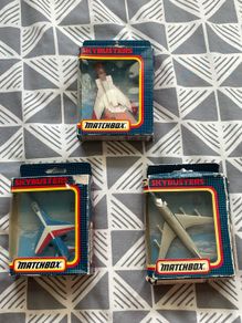 Vintage Matchbox Skybuster Model Planes