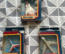 Vintage Matchbox Skybuster Model Planes