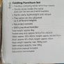 Folding Camping Table Set with 4 Stools Image 6