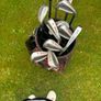 Golf Bag, Wilson Golf Clubs and Caddy Image 2