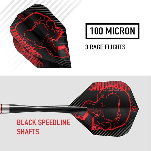 NEW SALE | teel Tip Darts Set 21g, 22g, 23g, 24g - Includes Black Speedline Shafts