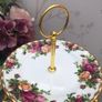 Vintage Royal Albert "Old Country Roses" 3 Tier Cake Stand Image 2