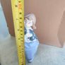 NAO by Lladro Porcelain Girl holding puppy Figurine Image 2