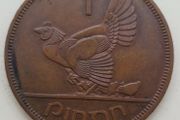 1968 Ireland Eire 1d One Penny Coin