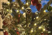 christmas tree and decorations