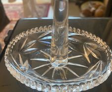 Vintage Galway crystal Ring holder/ Dish