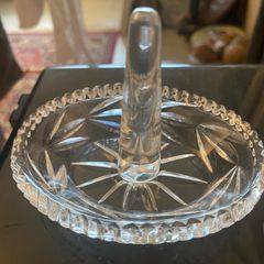 Vintage Galway crystal Ring holder/ Dish