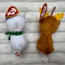 Reggie The Reindeer Ty Christmas Festive Mcdonalds Happy Meal Nicky Unicorn Dirty Used Please see pictures Image 5