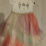 Pink net dress size 7-8 Image 9