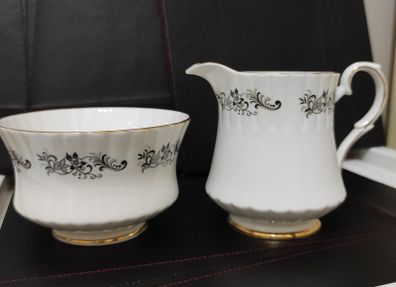 Royal Stafford Creamer and Sugar Bowl