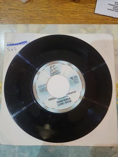 Diana Ross And Lionel Richie Endless Love 7 inch 1981 Motown TMG 1240