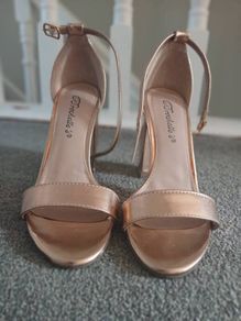 Rose gold heels - Size 5.5