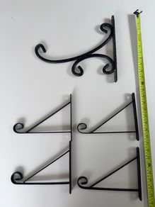 Hanging basket brackets