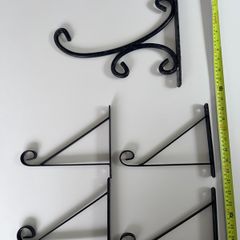 Hanging basket brackets