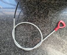 Flexible dip stick .