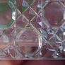 Antique Edwardian Glass Trinket Dish Silver Plate Embossed Lid Image 7