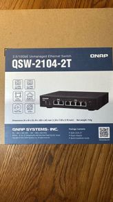 QNAP QSW-2104-2T 10GbE and 2.5GbE Switch. Boxed. Like New